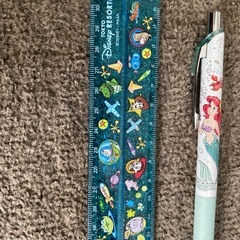 ディズニーリゾート購入 アリエル シャープペン トイストーリー　定規の画像