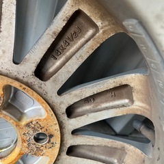 ナンカン165/55-14 スズキ純正 4.5J　スペーシア ワゴンR ラパン MRワゴン の画像