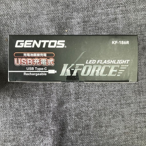 価格相談可能★GENTOS   高性能ハンディトーチ(懐中電灯) KF-186R 新品未開封