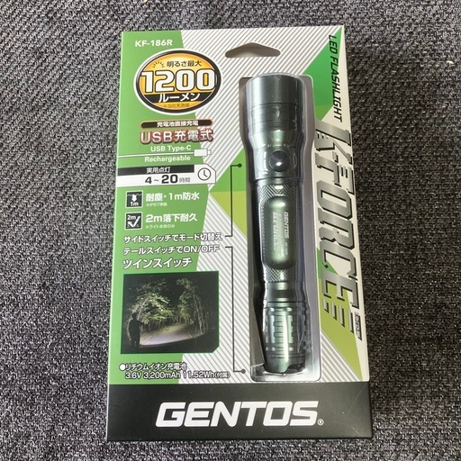 価格相談可能★GENTOS   高性能ハンディトーチ(懐中電灯) KF-186R 新品未開封