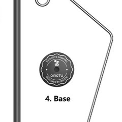 ランタンスタンド　マグネット組み立て式　軽量　キャンプ　アウトドア　卓上式の画像