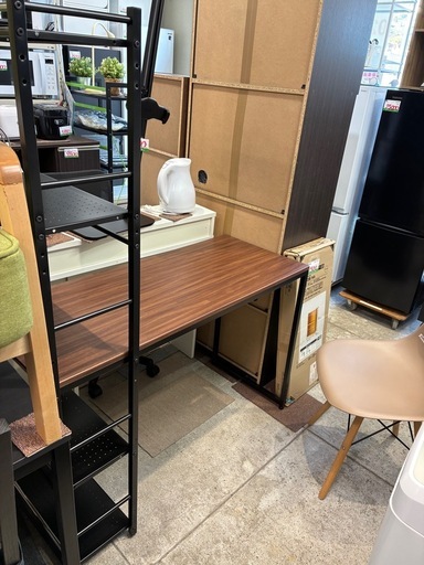 シェルフ付きデスク デスク 中古 机 買取 引取 家具 学生 スターズ