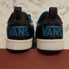 VANS V2003K ブラック/ホワイト/ミント 15cm　スニーカー　キッズ　子供の画像