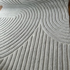 枯山水のラグ(カーペット•絨毯)の画像