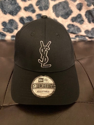 NEWERA×YSLコラボキャップ　  ニューエラ　9FORTY ブラック　並行輸入品