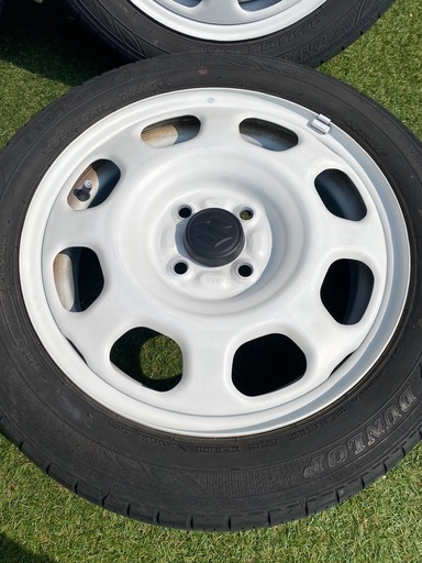 165/60R15夏タイヤハスラー純正鉄ホイール