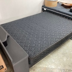 【SALE】マットレス付　クイーンベッド　中古　リサイクルショップ宮崎屋　住吉店26.3.29の画像