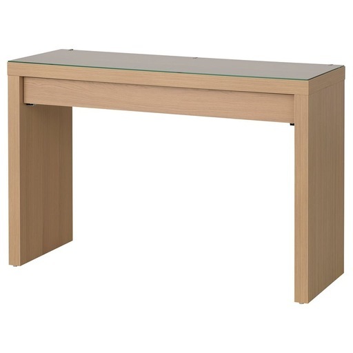 【IKEA】　デスク　ドレッサー　オーク