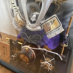 【美品】五月人形 兜飾り   ケース入りの画像