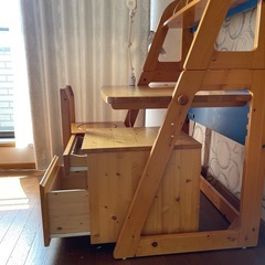 お話し中　　
学習机の画像