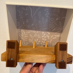 無垢材キーホールダー掛け
の画像