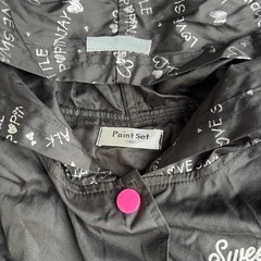 Paint Set キッズレインコート 120 ネイビーの画像