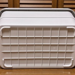 【済】無印良品　再生ポリプロピレン入り　頑丈収納ボックス　大の画像