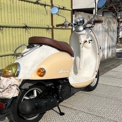 ヤマハ　ビーノSA26J 4スト　キャブレター車　ミルキーブラウン　フル整備済の画像