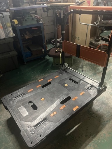 大型台車60cm×87cm 積載量300Kgストッパー付き高さ20cm
