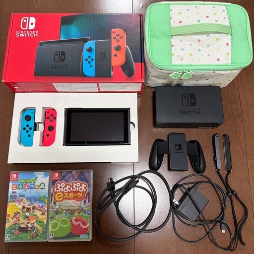 【美品】【値下げしました！】任天堂 Switch スイッチ 本体セット＋ソフト2本付き
