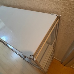 【無料】無印良品スチールユニットシェルフ 旧型ライトグレーの画像