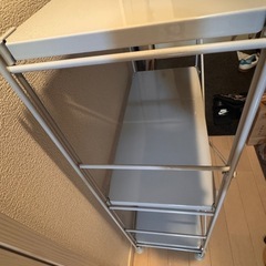 【無料】無印良品スチールユニットシェルフ 旧型ライトグレーの画像