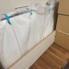 【美品】シングルベッドパーツ+マットレスの画像