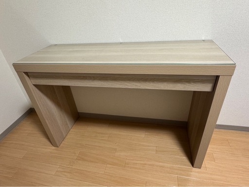 【IKEA】　デスク　ドレッサー　オーク