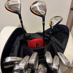 【初心者向け】アイアン・パター・ウッドセット 計11本 キャディバッグ+おまけの画像