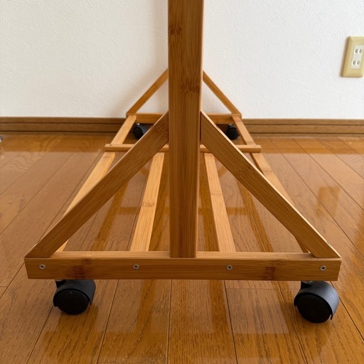 【美品】竹製ハンガーラック
