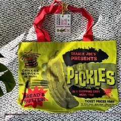 【未使用】トレーダージョーズ Trader Joe’s エコバッグ ピクルスインナジャーの画像