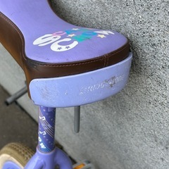 【ブリヂストン】一輪車 18インチ（パープル）キッズ用の画像