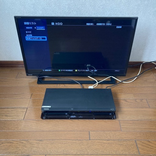 TOSHIBAREGZAHDD&BDレコーダーDBR-W50818年製 (ks) はりま勝原の映像 