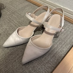 GRL／22.5cm  2足セットポインテッドトゥストラップミュール gd1496の画像