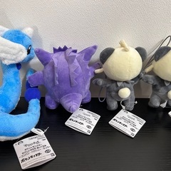 タグ付き ぐらぶらりんぬいぐるみ やさしいきもち ぬいぐるみ 4体セットの画像