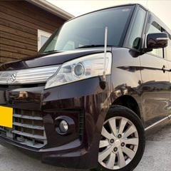 フル装備お買い得車☆月々1万円〜分割払い可❗️ 車検2年付き！【名義変更代込み】大人気☆スズキ スペーシア カスタム☆SDナビ付き☆走行中DVD見れます☆ETC付き☆便利なバックカメラ付き☆両側電動スライドドア☆ドラレコ☆スマートキー☆フルオートエアコン☆純正アルミ☆事故修復歴無し☆そのまま乗って帰れます‼️の画像