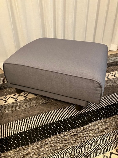オットマン付き【無印良品】2.5人掛けポケットコイルソファ ／Comfort Worksカバー特注 