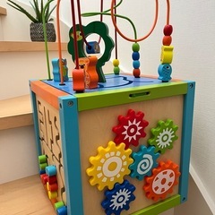 プレイトイレボックス　木製知育玩具の画像