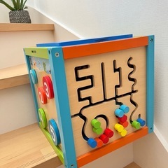 プレイトイレボックス　木製知育玩具の画像