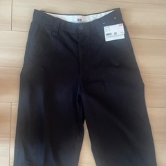 新品ユニクロUNIQLOワイドフィットチノ73cmパンツ321-470549の画像