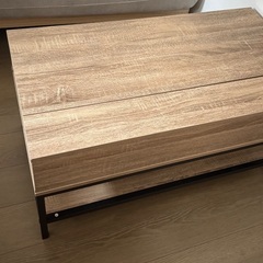 昇降式テーブル　デスクの画像