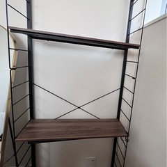 【収納ラック】突っ張り壁面収納 Nポルダディープ2の画像