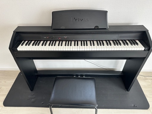 CASIO カシオ Privia PX-750 電子ピアノ 88鍵 ブラック 椅子付