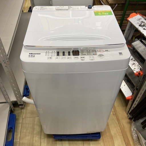 Hisense 5.5kg全自動洗濯機【リサイクルフカツ岡崎倉庫店】260329SM-21