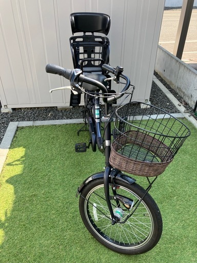 子供乗せ　自転車　チャイルドシート付き
