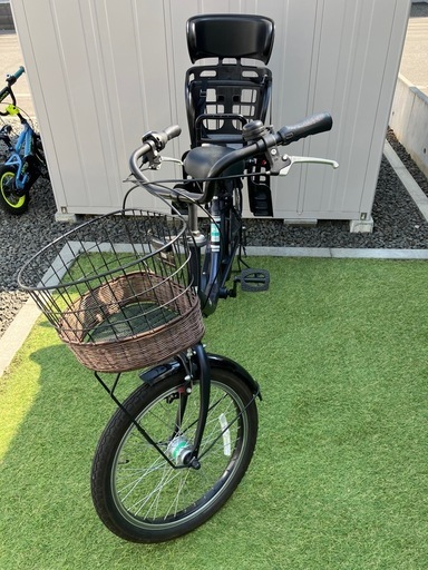 子供乗せ　自転車　チャイルドシート付き