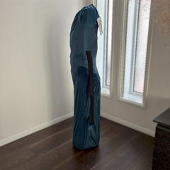 ニトリ バタフライチェア ネイビー 折りたたみ　キャンプ　椅子の画像