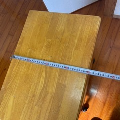 【木製キッチンワゴン】ナチュラル・コンパクトの画像