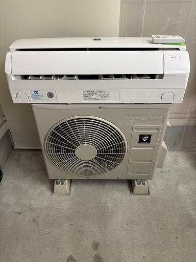 ?美品シャープ✨プラズマクラスター?取付込❄️簡易クリーニング済✨️中古 SHARP シャープ AY-N22DM プラズマクラスター 
