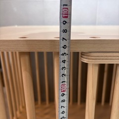 キャットケージ　2段　木目の画像