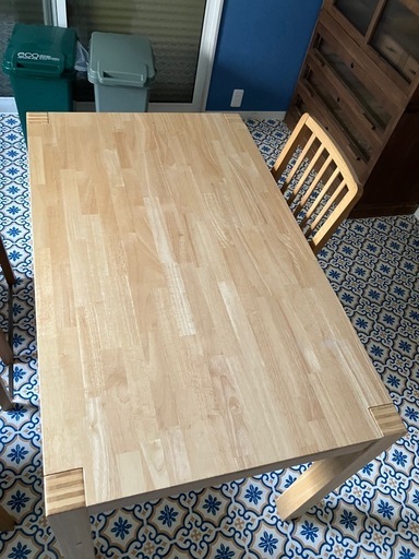 寸法追記しました　IKEA ダイニングテーブル　ダイニングチェア