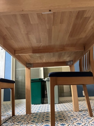 寸法追記しました　IKEA ダイニングテーブル　ダイニングチェア