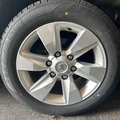 150プラド純正 17インチKENDA 23年スタッドレスバリ山ハイエース200系の画像