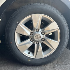 150プラド純正 17インチKENDA 23年スタッドレスバリ山ハイエース200系の画像